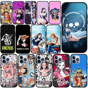 Nico Robin Azok Darab Luffy Nami Telefon tok Apple iPhone 15 14 Plusz 13 12 Mini Pro Max XR + 13Pro 14+ 15+ Puha Tok
