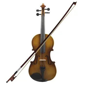 Akusztikus Hegedű Kezdőknek Gyakorlat Retro Kőhárs Hegedű Zongora Doboz Gyanta Íj Gyermekek, Tanulók Ajándék