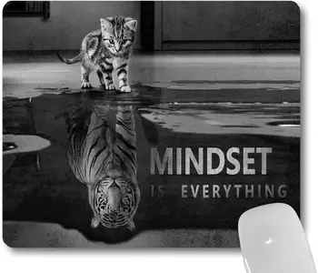 A gondolkodásmód Minden Inspiráló Idézet Egér Pad Aranyos Macska nézte A Tükörképét Tigris Vicces Egérpadok Motivációs Mat