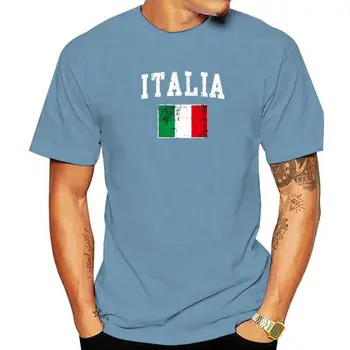 Évjárat Italia olasz Zászló Olaszország póló Férfi póló Nyári Stílus Divat Trendet Férfi póló