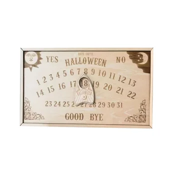 Visszaszámlálás Halloween Naptár Mágneses Fa Űrhajó Blokk, Halloween Naptári Mozgó Fa