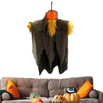 Repülő Szellem Halloween Dekoráció Izzó Horror Kellék Sütőtök Arcát Madárijesztő Dekoráció Reális Repülő Lebegő Szellem Szellem