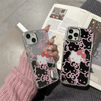 Sanrio Hello Kitty Kuromi A Dallam Cinnamoroll Rajzfilm Aranyos Macska Alkalmas az Apple 14 mobil Telefon Esetében iPhone pro 13 12 11