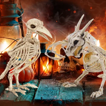 Halloween Decoratie Sárkány Csontok, Csontváz, Ijesztő Pók, Denevér Ornamenten Hallowmas Horror Party Kellékek Dekoráció