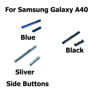 Eredeti Oldalon Power Gomb + Hangerő Gomb Samsung Galaxy A40-A Hangerő Le Cserélni Javítás Alkatrész