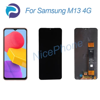 a Samsung M13 4G LCD Kijelző érintőképernyő Digitalizáló Szerelvény Csere 6.6