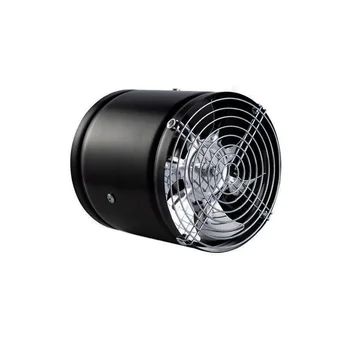 6Inch Cső ventillátorok a Levegő Ventilátor Fém Cső Szellőztető Elszívó Fekete
