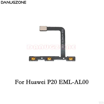 10DB/Sok Huawei P20 PRO / P20 Lite Power Kapcsoló Gomb & Hangerő Fel / Le / Ki Gomb Flex Kábel
