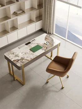 Asztali lámpa luxus modern, egyszerű high-end rock tábla tervező asztal íróasztal otthoni asztali számítógép