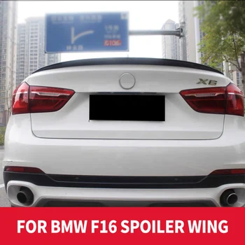 A BMW X6 F16 Hátsó Spoiler 2015 2016 2017 2018 2019 Kiváló Minőségű ABS-M-Teljesítmény stílusú Hátsó Szárny Törzs Autó Stílus