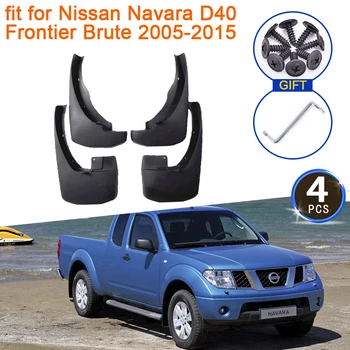 Nissan Navara D40 Határ Brute 2005 2006 2007 2008 2009 2010 2011 2012 2013 2014 2015 MudFlaps Splash Őrök Fender Flare