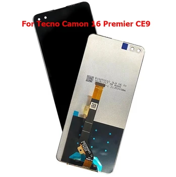Eredeti 6.85-as verzióra Hüvelykes Tecno Camon 16 Premier CE9 LCD Kijelző érintőképernyő Digitalizáló Közgyűlés Panel Csere Alkatrészek