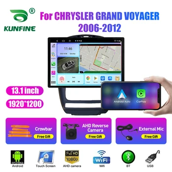 13.1 hüvelyk Autó Rádió CHRYSLER GRAND VOYAGER Autós DVD-GPS-Navigációs Sztereó Carplay 2 Din Központi Multimédia Android Auto