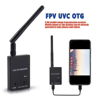 UVC OTG 5.8 G 150CH Audio FPV Vevő Műanyag Vevő Csatornák Teljes Android Telefon Tablet Adó RC Drón Alkatrészek