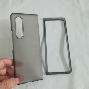 Samsung Galaxy Z Fold3 telefon esetében áttetsző fekete matt