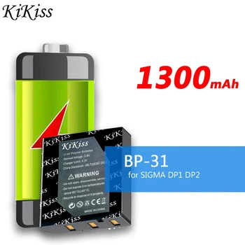 KiKiss Akkumulátor BP-31 BP31 1300mah a SIGMA DP1 DP1S DP1X DP2 DP2S DP2X Kamera Csere Volta