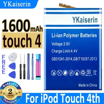 YKaiserin Akkumulátor Touch 4 5 6 IPod Touch 4. Touch4 4 Generation4 4g 616-0553 /LIS1458APPC /th 5 5g 616-0621/6. 6 6g A1641