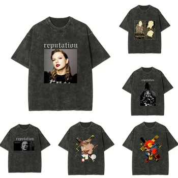 Taylor sarlós fecskék Fekete póló, Felnőtt Harajuku Szabadon Lélegző Felső, Uniszex Vintage Nyomtatás Póló Streetwear Születésnapi Ajándék