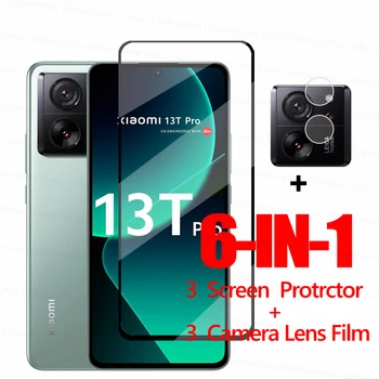 Teljes Ragasztó Üveg Xiaomi 13T Pro képernyővédő fólia Xiaomi 11T 12T 13T Pro Edzett Üveg Film Mobiltelefon Üveg Protector
