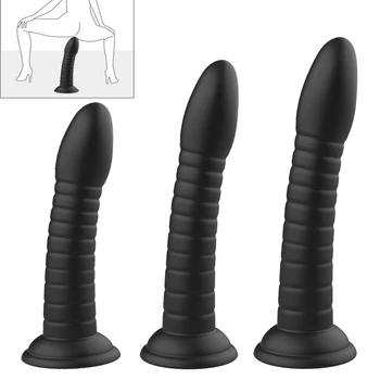 Erotikus Puha 3 Méretű, Realisztikus Dildó Női Játékok Pénisz Erős tapadókorong Dick Szex Játékok a Nő, Játék, Felnőtt G-pont Nem Vibrátort