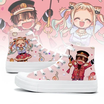 Unisex Anime Wc-Köteles Hanako-kun Nene Yashiro Alkalmi Boka Vászon Cipő Iskolás Diák vászon kacsa cipő, Cipők