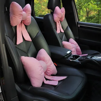 Autó fejét a párna nyakpárna kreatív pamut ágynemű légáteresztő, kényelmes autó párna istennő kellékek