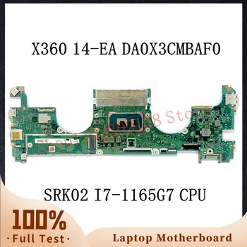 Magas Minőségű Alaplapja DA0X3CMBAF0 A HP Spectre X360 14-EA 14T-EA Laptop Alaplap SRK02 I7-1165G7 CPU 100% - os Teljes Vizsgált