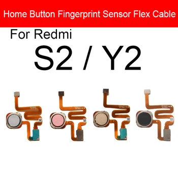 Home Gomb Flex Kábel Xiaomi Redmi S2 Y2 Menu Vissza A Billentyűzet Ujjlenyomat-Érzékelő Flex Szalag Kábel Csere, Javítás, Alkatrészek