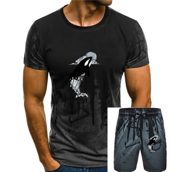 Divat a nyári nyomtatott Alkalmi o-nyakú Férfi póló gyilkos bálna geometriai 2020 új Férfi póló, kényelmes, Rövid ujjú Cool design