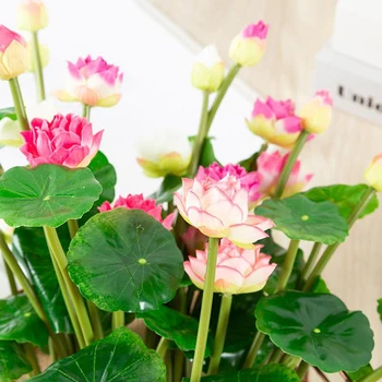 A Lotus Szimuláció Mesterséges Virág Tavirózsa Micro Táj, Haza Növények Dekoráció