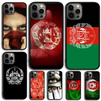 Afgán Afganisztán Zászló Banner Telefon burkolata iPhone 15 14 SE 2020 XR XS 11 12 13 Mini Pro MAX 7 8 Plusz