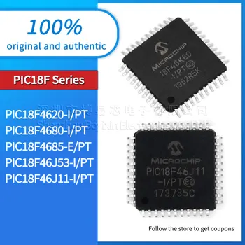 Eredeti eredeti PIC18F4685-E/PT PIC18F46J53-én/PT PIC18F46J11 PIC18F4620 PIC18F4680 új mikrokontroller MCU TQFP-44