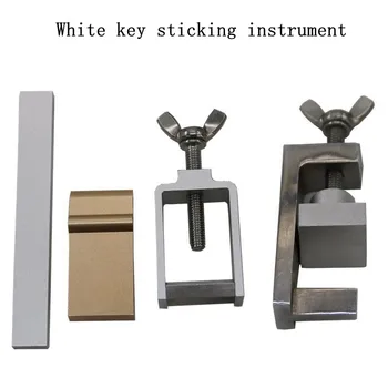 Pontos Zongora Kulcs Csere Öntapadó Rögzítő Eszköz, Forgó Palota Tuning-Javító Eszköz Fehér Kulcs Sticker1504/1504A