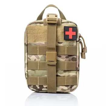 Taktikai orvosi táska, kerti túrázás tartozék táska, kemping, hegymászás, molle kiegészítők, táska, kerti terepszínű katonai ventilátor b