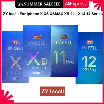 Iphone X XS 12 Mini 13 Mini ZY Incell LCD Kijelző érintőképernyő, iPhone 12 XR 11 Pro 13 ZY Incell OLED LCD Pantalla