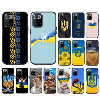 Ukrajna Zászló Ukrajna Lány Útlevél Telefon Esetében A XiaomiRedmi Megjegyzés 12 Pro 11 10 Pro Megjegyzés 9 Pro Megjegyzés 12S 11-10S Redmi 10 12