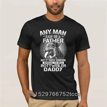 divat póló férfi egy Férfi Lehet Egy Apa Rottweiler Ing, Pamut divat 2023 trend T-shirt