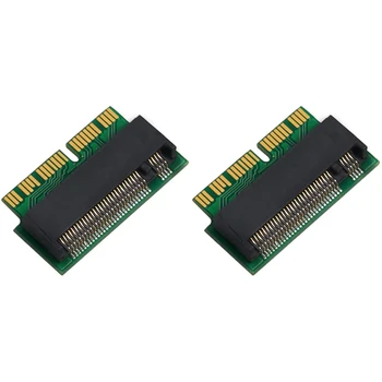 2X M. 2 NVME SSD Átalakítani Adapter Korszerűsített Air Pro Retina Közepe 2013-2017, AHCI SSD Korszerűsített Készlet
