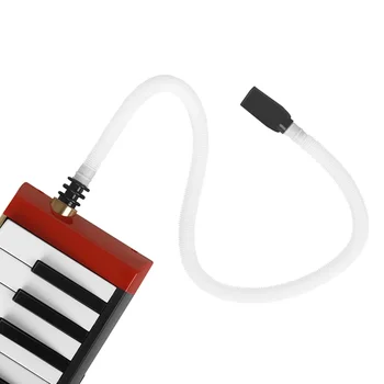 Melodica Cső Szopókák Rugalmas Cső, 59.5 cm Hosszú Pianica Cső Melodica Fúvókát ABS Keyboard Hangszer Tartozékok